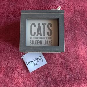 Words Of Wisdom - Cats - Box Signs Primitives by Kathy